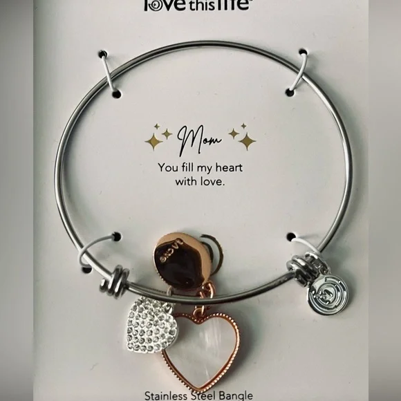 🆕Love this Life “Mom” Bangle Bracelet. New in box with price tag. - Picture 3 of 6
